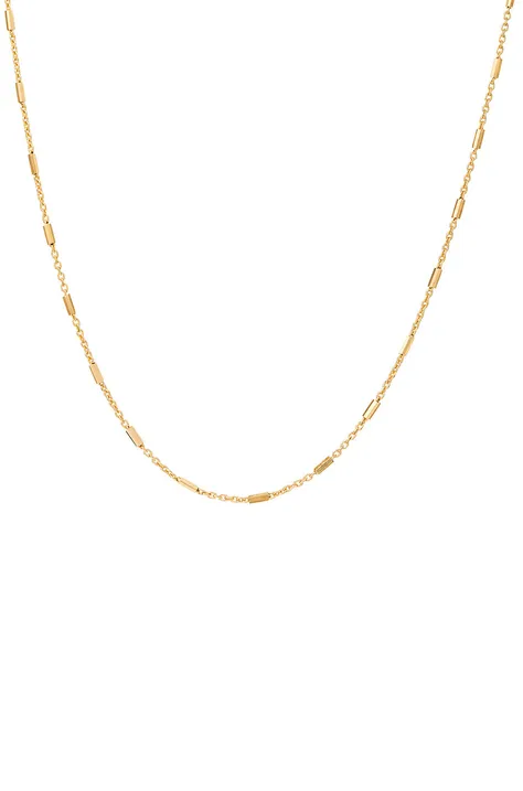 Ogrlica iz srebra prevlečenega z zlatom ANIA KRUK Trendy