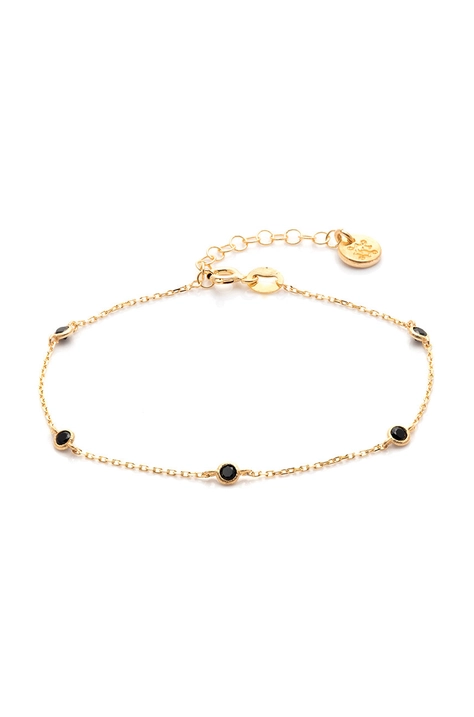 ANIA KRUK bracciale in argento placcato in oro Oval