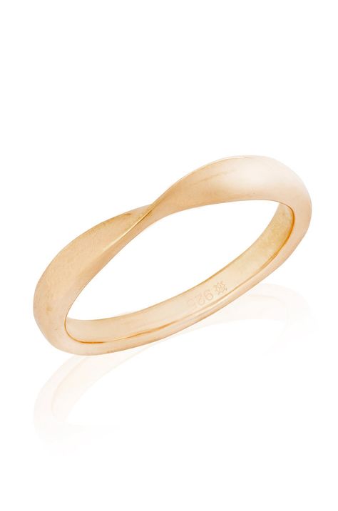 Srebrni prsten pokriven zlatom ANIA KRUK Trendy