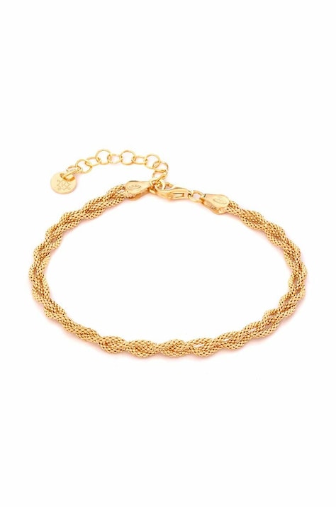 Серебряный браслет с позолотой ANIA KRUK OVAL