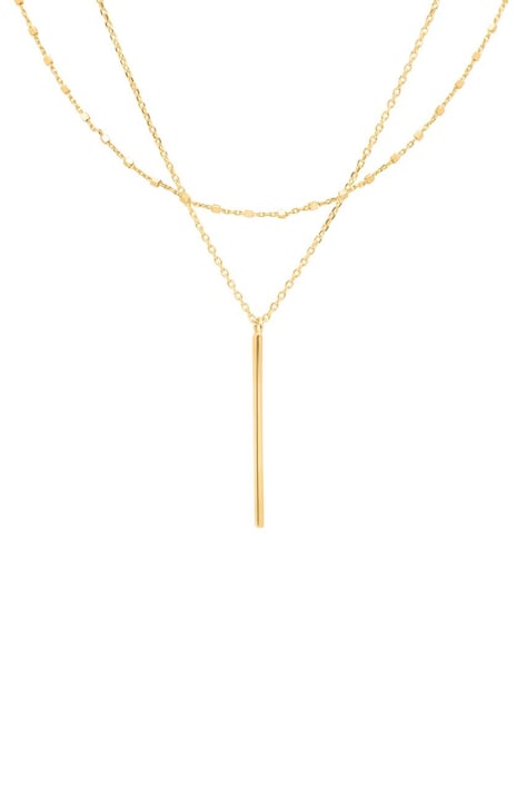 Strieborný pozlátený náhrdelník ANIA KRUK BLAIR