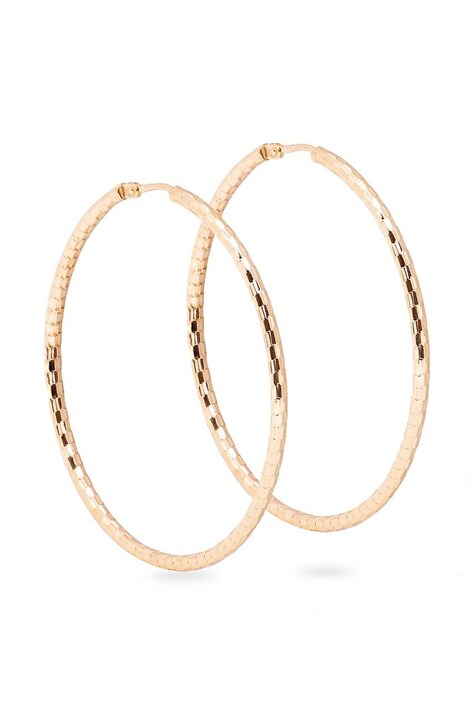 ANIA KRUK kolczyki ze srebra pokrytego złotem VINTAGE