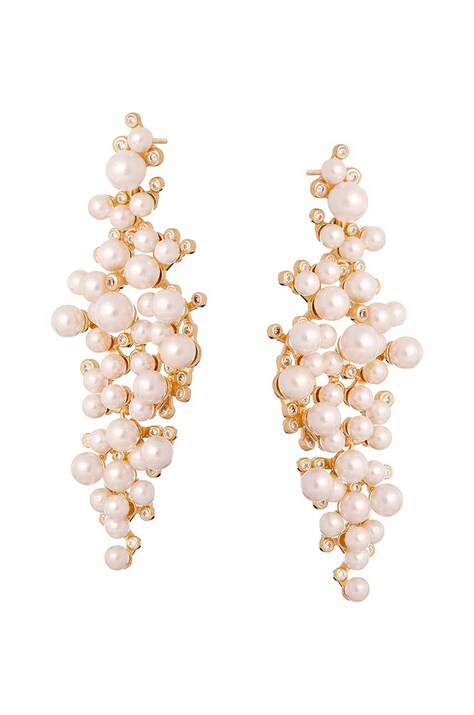 Серебряные серьги с позолотой ANIA KRUK Glamour