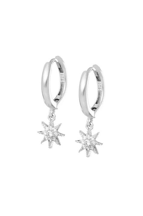 Srebrne naušnice ANIA KRUK SKY