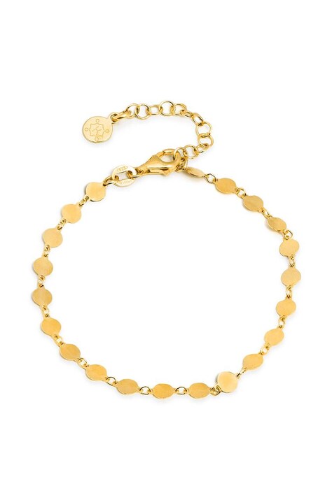 ANIA KRUK bracciale in argento placcato in oro COSMO