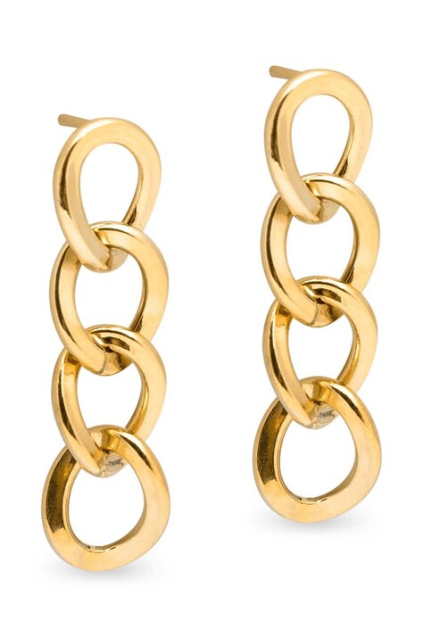 Серебряные серьги с позолотой ANIA KRUK TRENDY