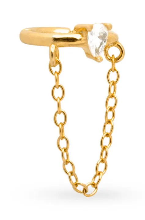 Επιχρυσωμένο ασημένιο σκουλαρίκι ANIA KRUK ROCK IT SRUKC2152Z