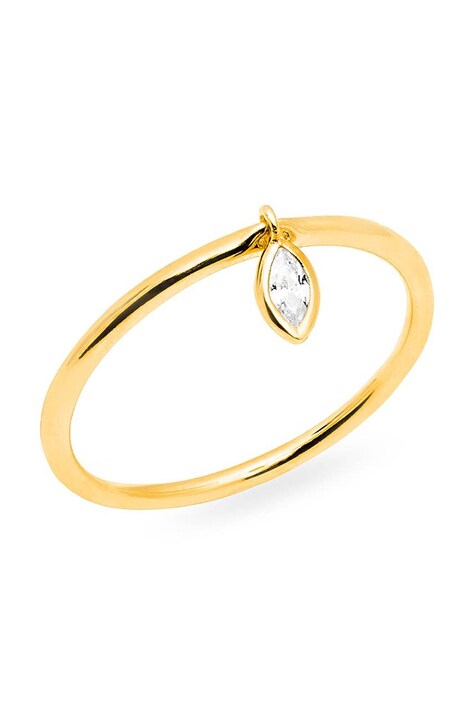 Позлатен сребърен пръстен ANIA KRUK GLAMOUR SMRPC1252Z