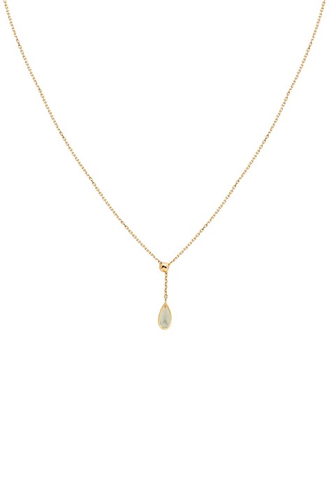 Ogrlica iz srebra prevlečenega z zlatom ANIA KRUK DUO SOPNN0864Z