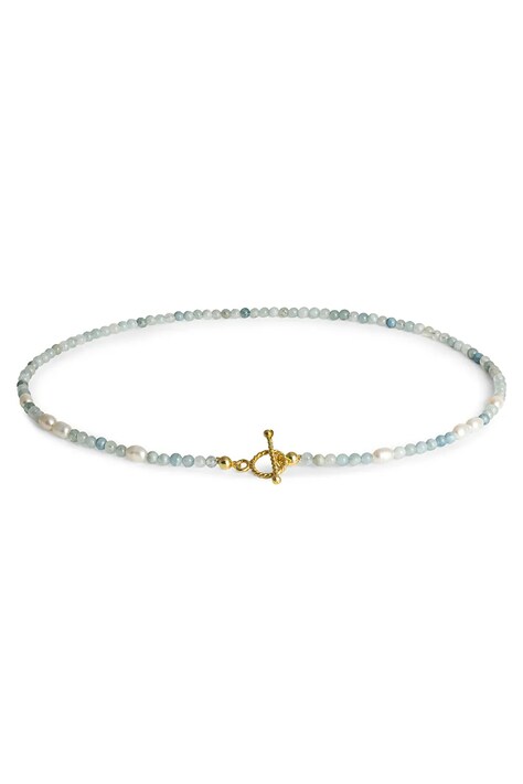 Strieborný pozlátený náhrdelník ANIA KRUK SUMMER SAKNN2874Z