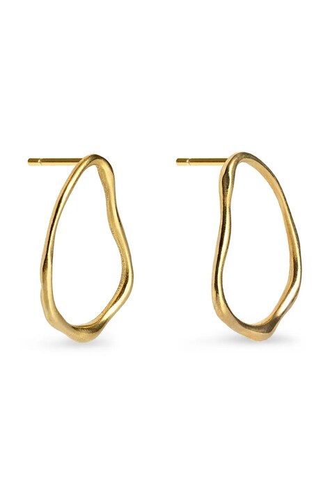 Επιχρυσωμένα ασημένια σκουλαρίκια ANIA KRUK TRENDY SMIKS0590Z