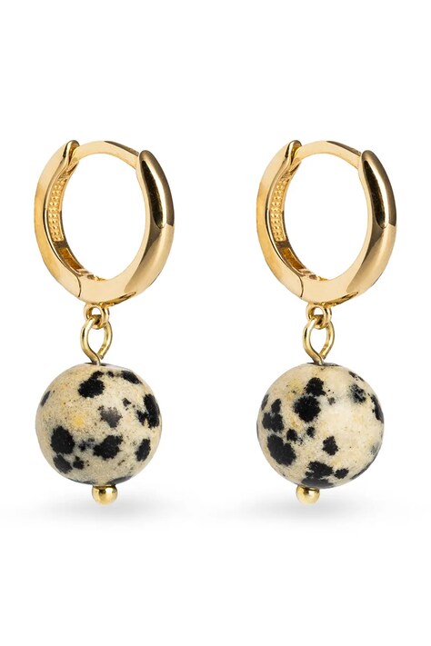 Ασημένια επιχρυσωμένα σκουλαρίκια ANIA KRUK SUMMER SAKKN2689Z