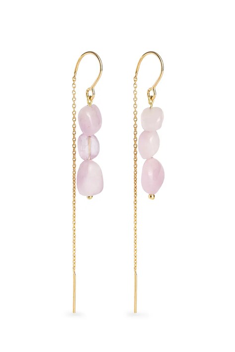 Επιχρυσωμένα ασημένια σκουλαρίκια ANIA KRUK SUMMER SAKKN2959Z