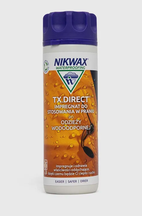 Nikwax impregnat do odzieży przeciwdeszczowej TX.Direct® Wash-In 300 ml kolor transparentny