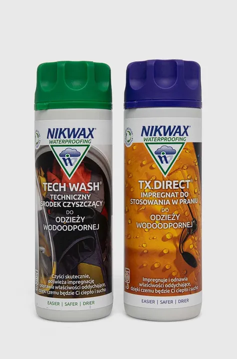 Nikwax zestaw do pielęgnacji odzieży i śpiworów Tech Wash® 300 ml / TX.Direct® Wash-In 300 ml kolor transparentny