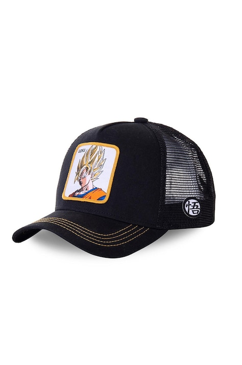 Capslab baseball sapka DRAGON BALL fekete, nyomott mintás