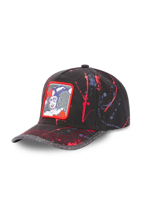 Capslab czapka DC Comics Street kolor czarny z aplikacją