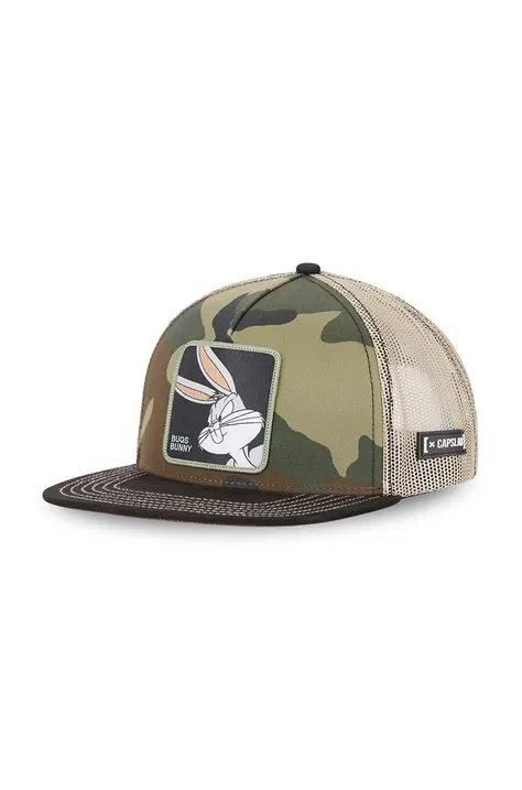 Καπέλο Capslab Looney Tunes χρώμα: καφέ