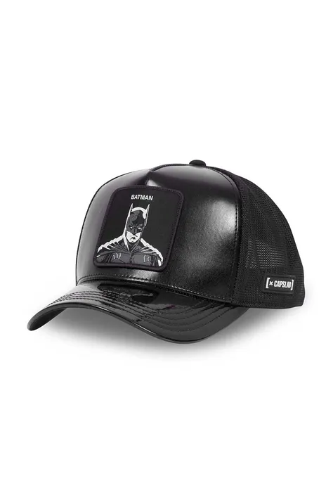 Καπέλο Capslab DC χρώμα: μαύρο, CL.DC6.1.CT.BATV