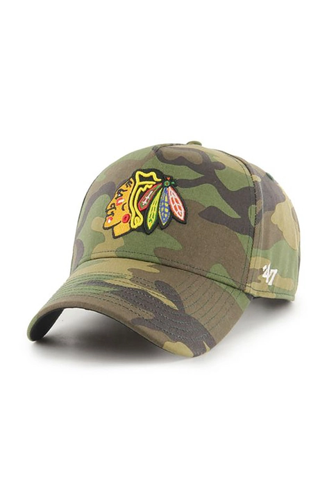 Καπέλο 47 brand Nhl Chicago Blackhawks Shadow Original NHL Chicago Blackhawks χρώμα: μπεζ S70812.3 H-GRVSP04CNP-CMB