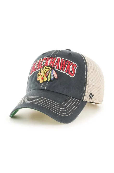 Καπέλο 47brand Nhl Chicago Blackhawks Shadow Original NHL Chicago Blackhawks S70812.3  H-TSCLA04LAP-VB