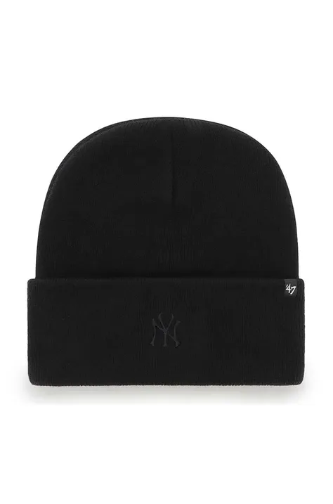 Шапка 47 brand Mlb New York Yankees колір чорний
