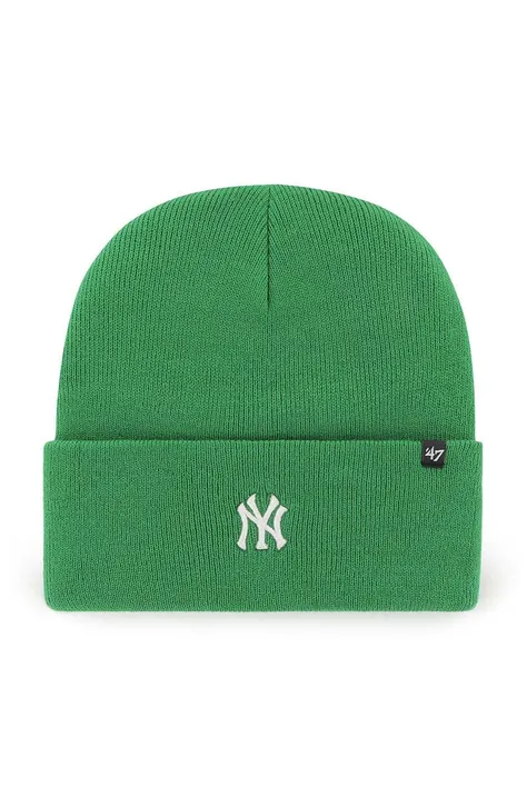 Шапка 47brand Mlb New York Yankees колір зелений