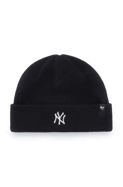 Шапка 47brand Mlb New York Yankees цвет чёрный