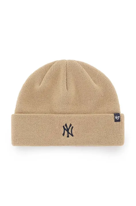 Καπέλο 47 brand Mlb New York Yankees χρώμα: μπεζ