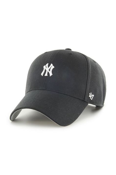 47 brand czapka MLB New York Yankees kolor czarny z aplikacją