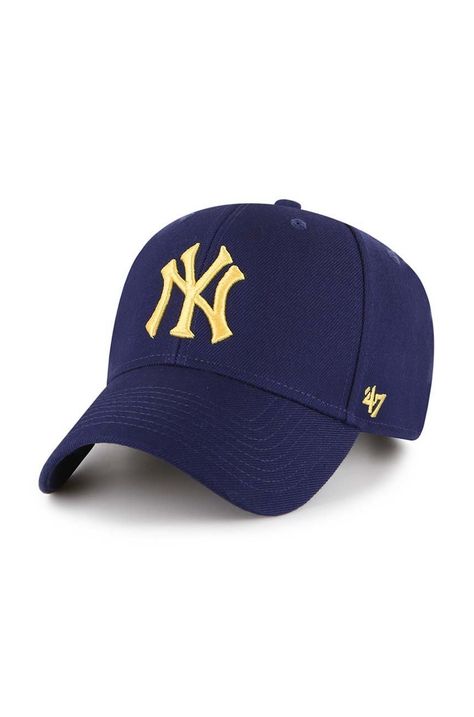 Βαμβακερό καπέλο του μπέιζμπολ 47brand Mlb New York Yankees