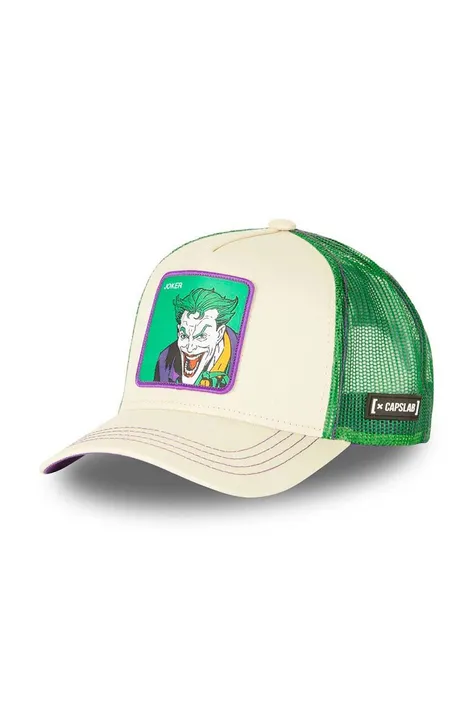 Καπέλο Capslab DC COMICS χρώμα: μπεζ