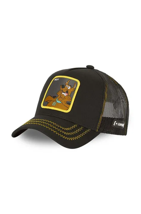 Καπέλο Capslab SCOOBY χρώμα: μαύρο