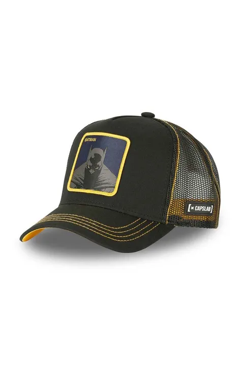 Καπέλο Capslab DC COMICS χρώμα: μαύρο