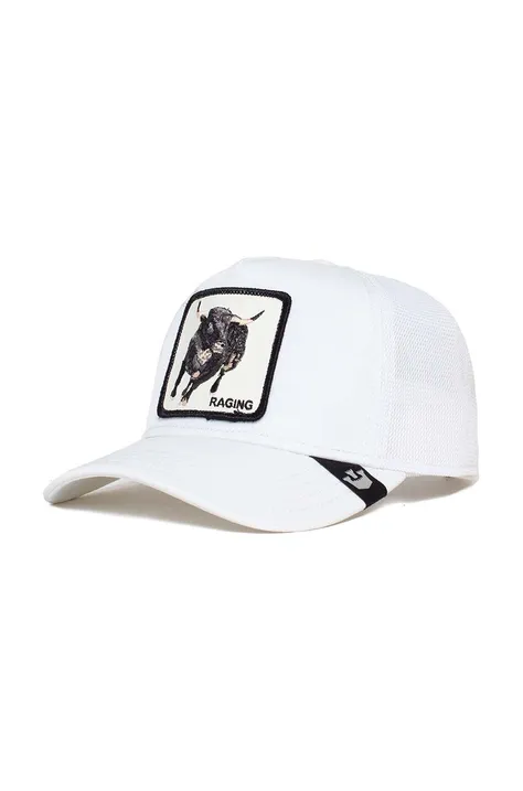 Goorin Bros czapka z daszkiem kolor biały z aplikacją