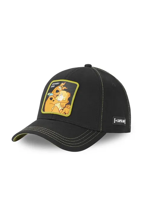 Καπέλο Capslab Scooby-Doo χρώμα: μαύρο