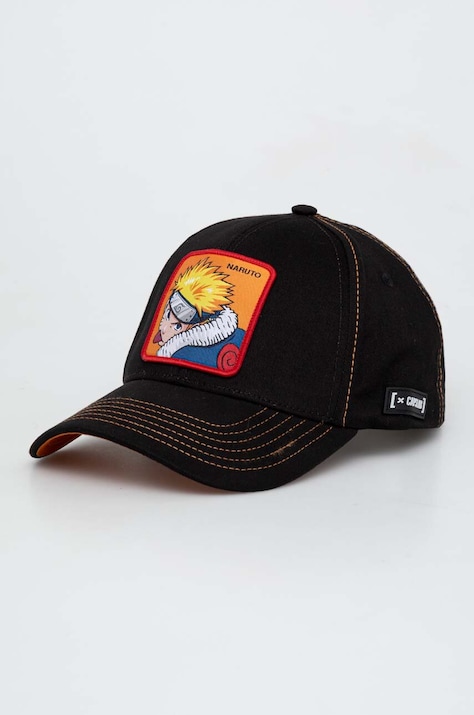 Кепка Capslab Naruto цвет чёрный с аппликацией