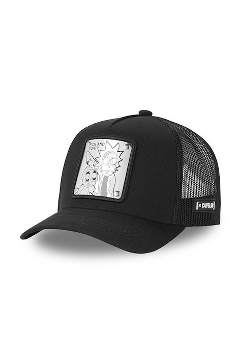Καπέλο Capslab x Rick & Morty χρώμα: μαύρο, CL/REM/1/LOO3
