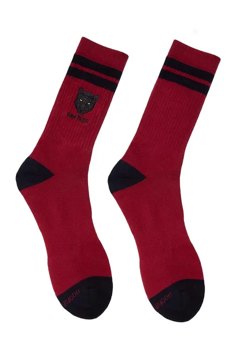 Čarape Goorin Bros boja: crvena