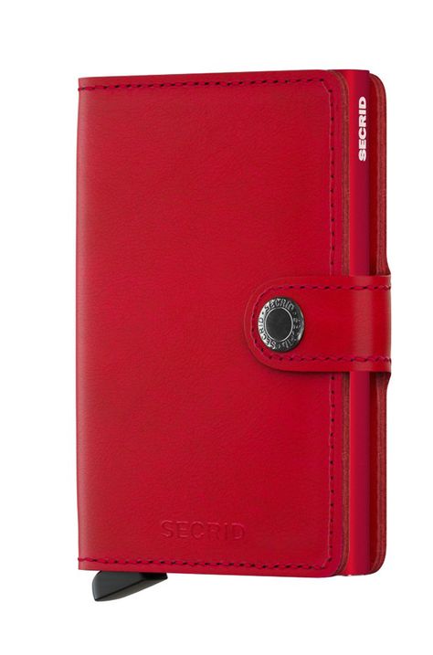 Secrid δερμάτινο πορτοφόλι M.Red.Red