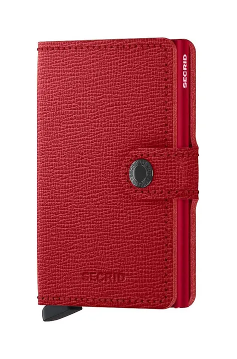 Peňaženka Secrid dámsky, červená farba