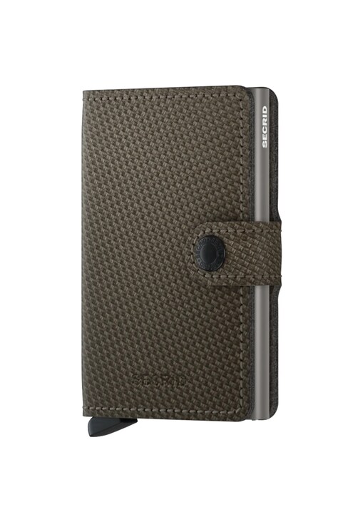 Secrid portfel RFID męski skórzany zielony MCa-Black