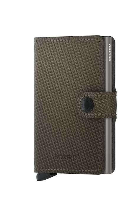 Secrid portfel RFID skórzany męski zielony MCa-Black