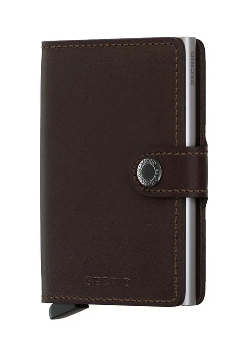 Secrid - Шкіряний гаманець M.Dark.brown-Dark.brown