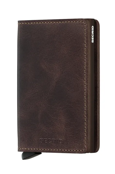 Secrid - Шкіряний гаманець SV.Chocolate-Chocolate