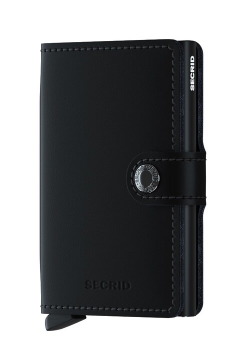 Secrid portofel de piele MM.Black-Black