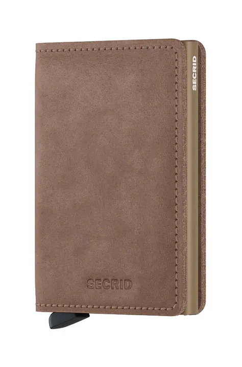 Secrid wallet brown color