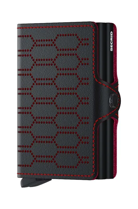Peňaženka Secrid červená farba, TFu-Black-Red