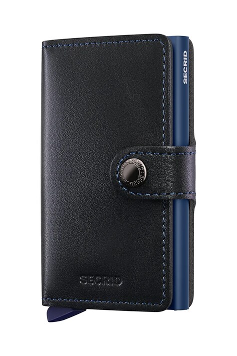 Secrid portofel de piele culoarea negru, M-Black-Navy