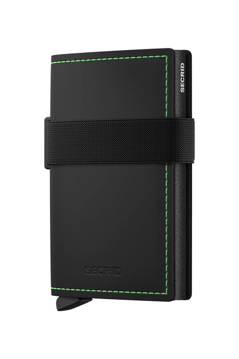 Secrid portfel RFID skórzany MATTE czarny